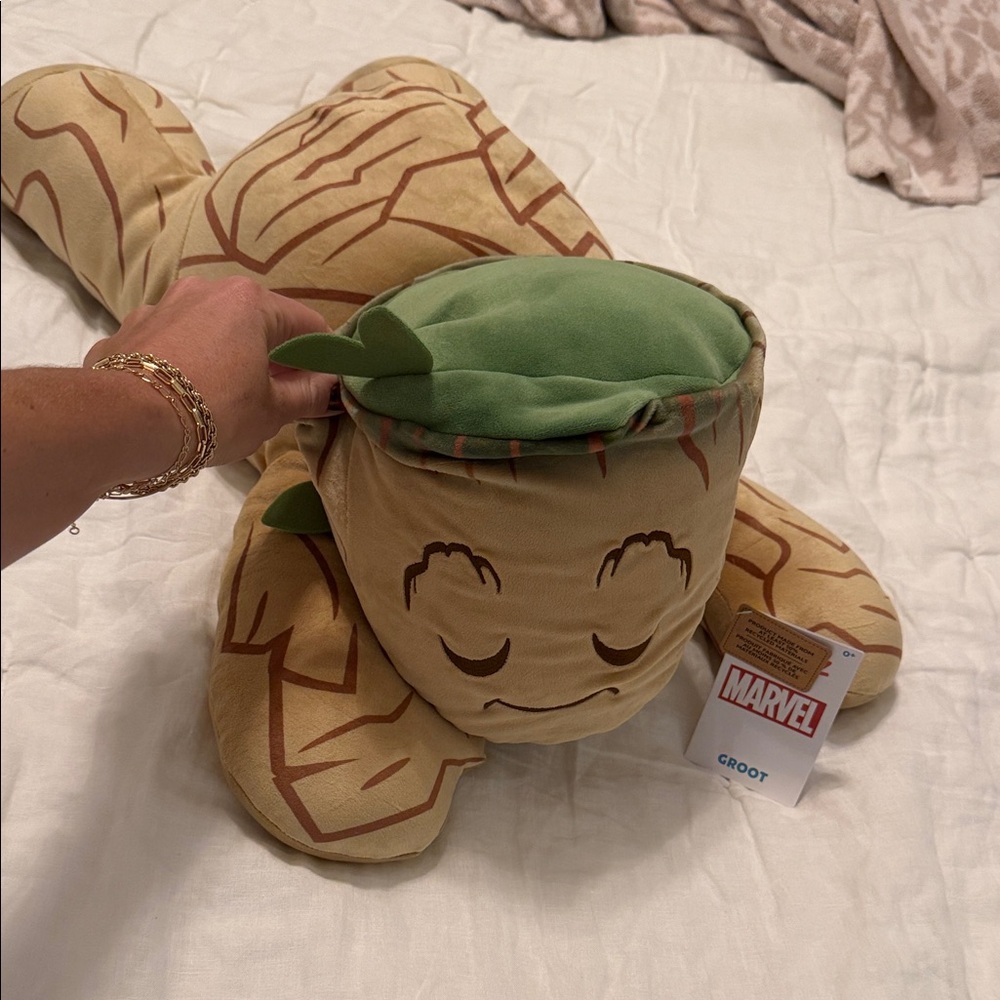 Marvel Groot Plush with Green and Brown
